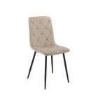 Cтілець N-41 капучино велюр + чорний