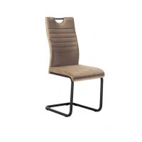 Стілець S-121 капучино велюр + чорний