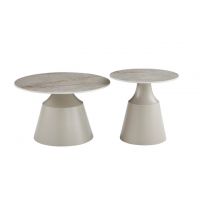 Комплект журнальних столів CT-42 Дадді містік грей + капучино VETRO (Ветро)