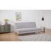 Софа розкладна "Сантіно" сріблястий в інтернет магазині "Меблі Даром"