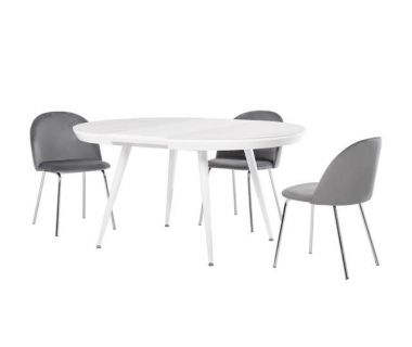 Керамический стол TML-875 белый мрамор Керамический стол TML-875 белый мрамор