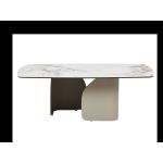 Журнальний стіл "Крістіано" аврора голд + бежевий VETRO (Ветро)