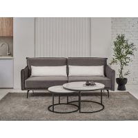 Комплект журнальных столов CT-35 Лоренза касса вайт+черный