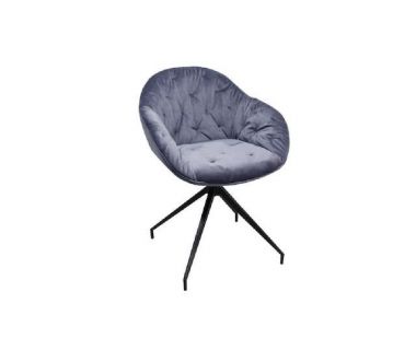 Стілець поворотний R-145 сірий + чорний Стілець поворотний R-145 сірий + чорний