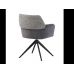 Стілець поворотний R-165 попільний + чорний VETRO (Ветро)