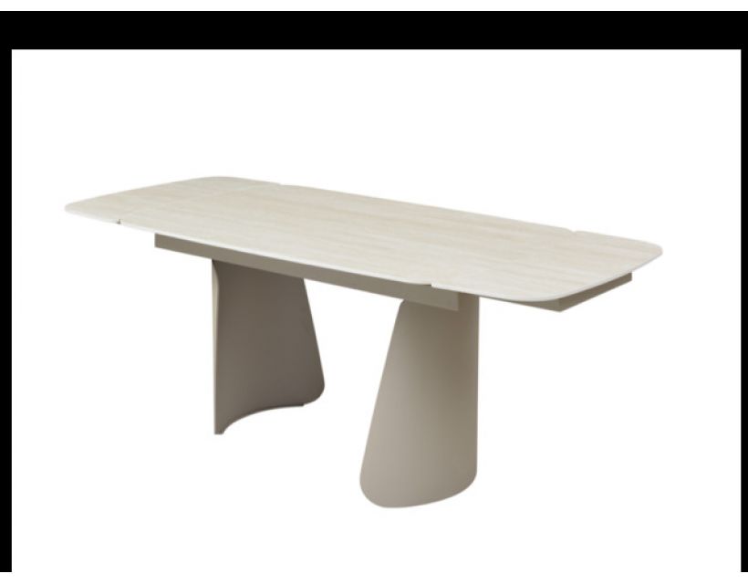 Керамічний стіл Нардо ТМL-1270 крема марфіль + бежевий VETRO (Ветро)