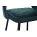 Напівбарний стілець B-125 смарагдовий + чорний в інтернет магазині "Меблі Даром"