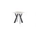 Кавовий стіл "Тео" б'янко карарра + чорний VETRO Modern (Ветро) в інтернет магазині "Меблі Даром"