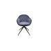 Стілець поворотний R-145 сірий + чорний VETRO Modern (Ветро) в інтернет магазині "Меблі Даром"