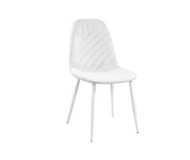 Стілець N-165 меренга велюр + айворі VETRO (Ветро)