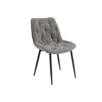 Стілець M-78 сірий букле + чорний VETRO (Ветро)