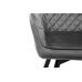 Стілець поворотний R-63 сірий + чорний VETRO Modern (Ветро) в інтернет магазині "Меблі Даром"