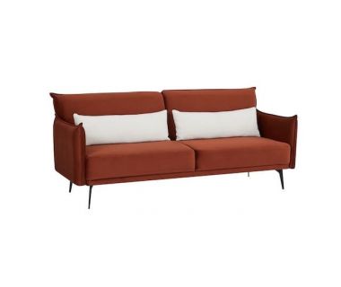 Софа розкладна "Пачо" теракотовий + натуральний
