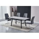 Керамічний стіл TM-88-1 ребекка грей + чорний Vetro (Ветро)