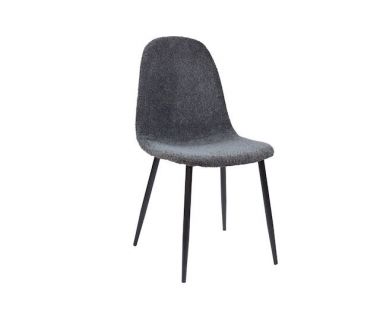 Стілець N-160 попільний букле + чорний VETRO (Ветро)