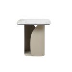 Кавовий стіл "Крістіано" аврора голд + бежевий VETRO (Ветро)