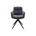 Стул поворотный R-185 антрацит + чёрный в интернет магазине мебели "Меблі Даром"