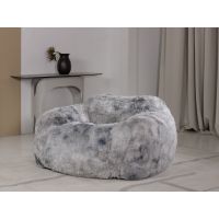 Беcкаркасное кресло "Аляска" полярная ночь