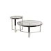 Кофейный стол CB-2 прозрачный + серебро VETRO Modern (Ветро) в интернет-магазине "Мебли Даром"