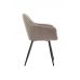 Стілець M-62 капучино велюр + чорний VETRO Modern (Ветро) в інтернет магазині "Меблі Даром"
