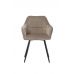 Стілець M-62 капучино велюр + чорний VETRO Modern (Ветро) в інтернет магазині "Меблі Даром"