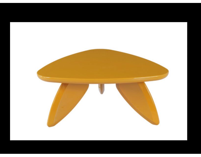 Журнальный стол Витторио C-300 охра VETRO (Ветро)