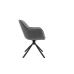 Стул поворотный R-69 серый + черный VETRO Modern (Ветро) в интернет-магазине "Мебли Даром"
