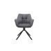 Стул поворотный R-69 серый + черный VETRO Modern (Ветро) в интернет-магазине "Мебли Даром"