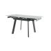Керамічний стіл TM-80 каса вайт + сірий VETRO Modern (Ветро) в інтернет магазині "Меблі Даром"