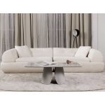 Журнальний стіл "Лунаріо" айворі онікс + айворі