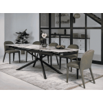 Керамічний стіл Піно TML-1200 патагонія + чорний VETRO (Ветро)