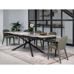 Керамический стол Пино TML-1200 патагония + черный VETRO (Ветро)