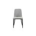 Стул N-44 светло-серый + черный VETRO Modern (Ветро) в интернет-магазине "Мебли Даром"