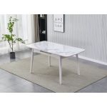 Керамический стол TM-76 вайт клауд + розовый блаш