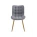 Стул М-76 пепельный + дуб VETRO Modern (Ветро) в интернет-магазине "Мебли Даром"