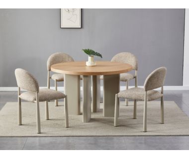 Стіл шпоноване МДФ Амбра TM-235 ясень + теплий пісок VETRO (Ветро) Стіл шпоноване МДФ Амбра TM-235 ясень + теплий пісок VETRO (Ветро)