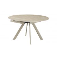 Керамічний стіл Сієна TML-1240 римський травертин + бежевий