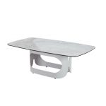 Журнальный стол "Арно" силвер ривер + айвори