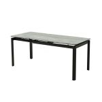 Стол с HPL поверхностью Бассано TML-1415 фенди блю + чёрный