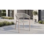 Стілець садовий "Нолі" ODC-20 айворі + білий дуб