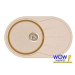 Гранітна мийка Gracia 780 * 500 мм