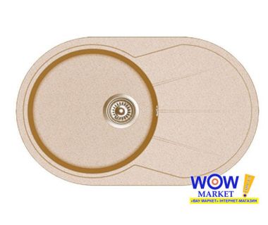 Гранітна мийка Gracia 780 * 500 мм