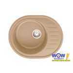 Гранітна мийка Liza 620 * 500 мм