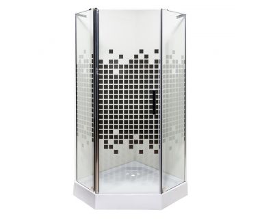 Душевая кабина Ethna Puzzle P91 P 90x90x195 мелкий поддон