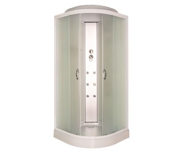 Гідробокс Eco 61 W CH 90×90 см дрібний піддон