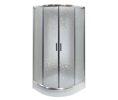 Душевая кабина Geya Flowers 091 F LN 90х90х194 мелкий поддон