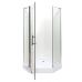 Душова кабіна Ethna Clear P91 З 90x90x195 невеликий піддон в інтернет магазині "Меблі Даром"