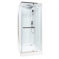 Гідромасажний бокс 9200 90x90x220 квадратний невеликий піддон