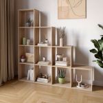 Стелаж М-ЗОН Джеко 1420 Сонома (MZN-031005)