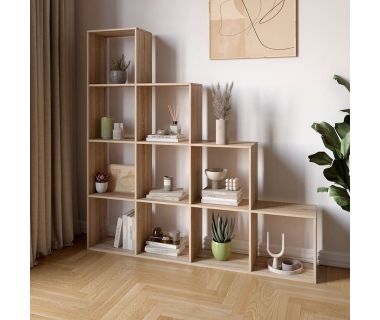 Стелаж М-ЗОН Джеко 1420 Сонома (MZN-031005)